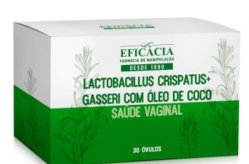 Veja o Lactobacillus Crispatus + Gasseri com Óleo de Coco