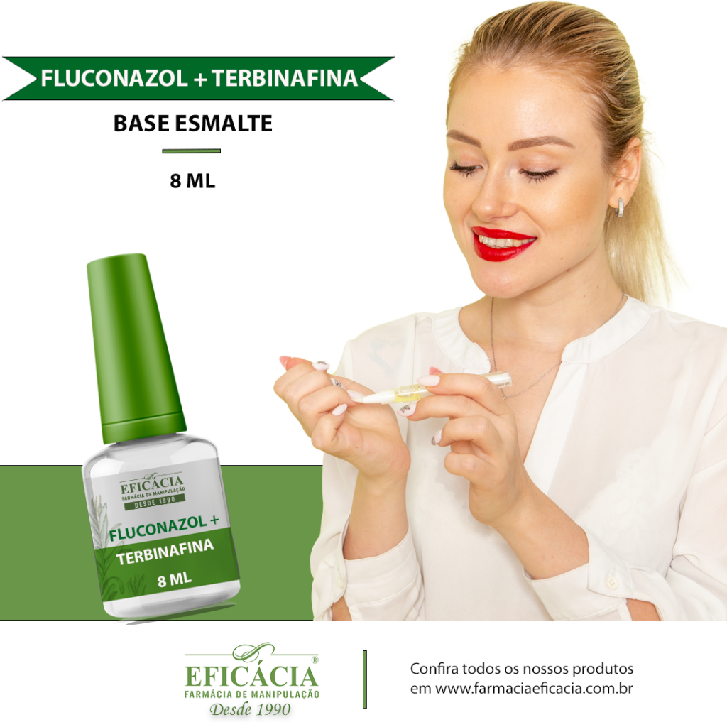 Veja A Base Esmalte Com Fluconazol + Terbinafina Da Eficácia